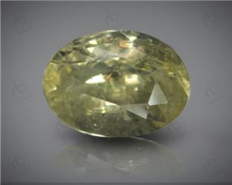 Yellow Sapphire Unheated & Untreated Natural Certified 5.61 CTS ( 92477 )